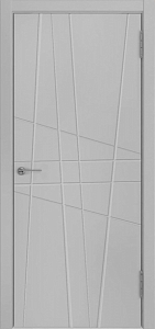 Товар Межкомнатная дверь Модель Line-2 серая эмаль (900x2000)